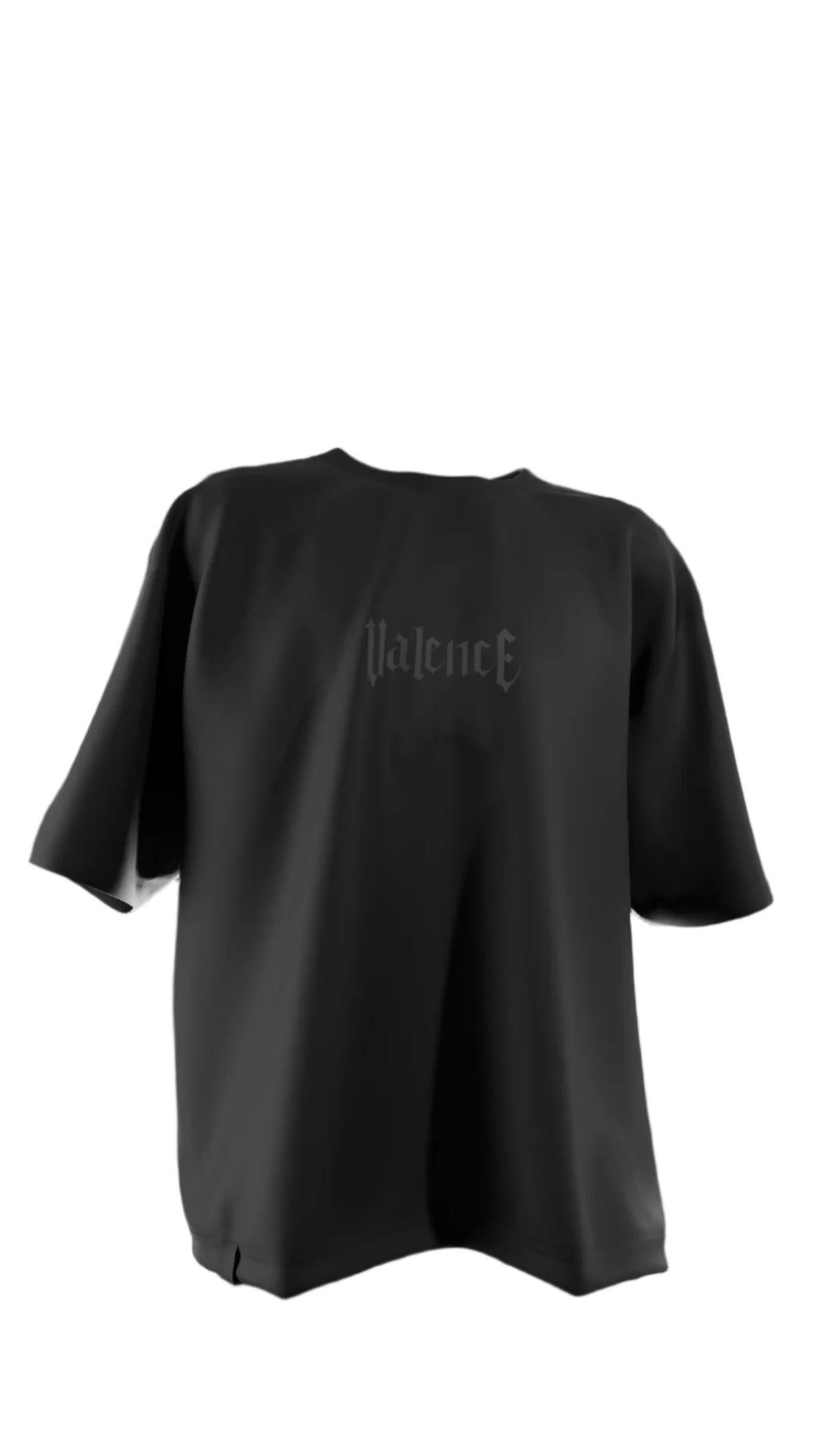 Oversized "One Love" T-Shirt (Black)