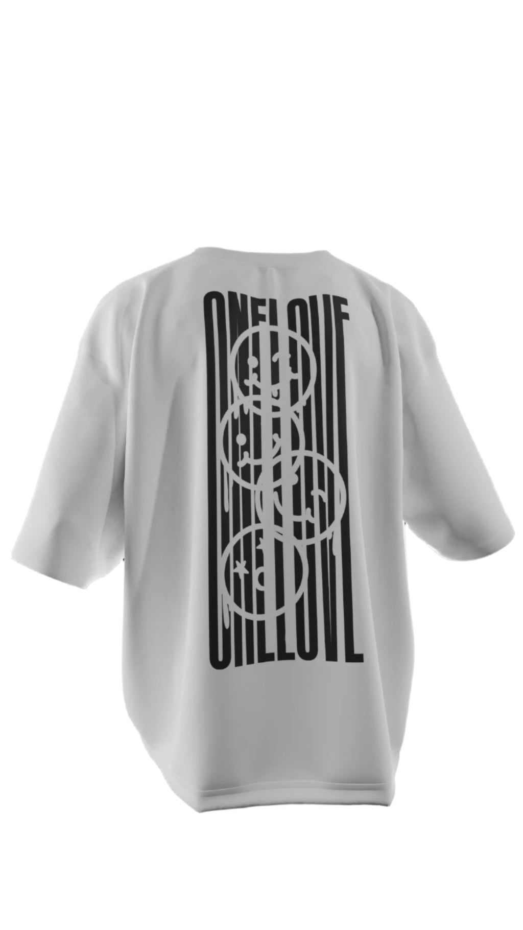 Oversized "One Love" T-Shirt (White)