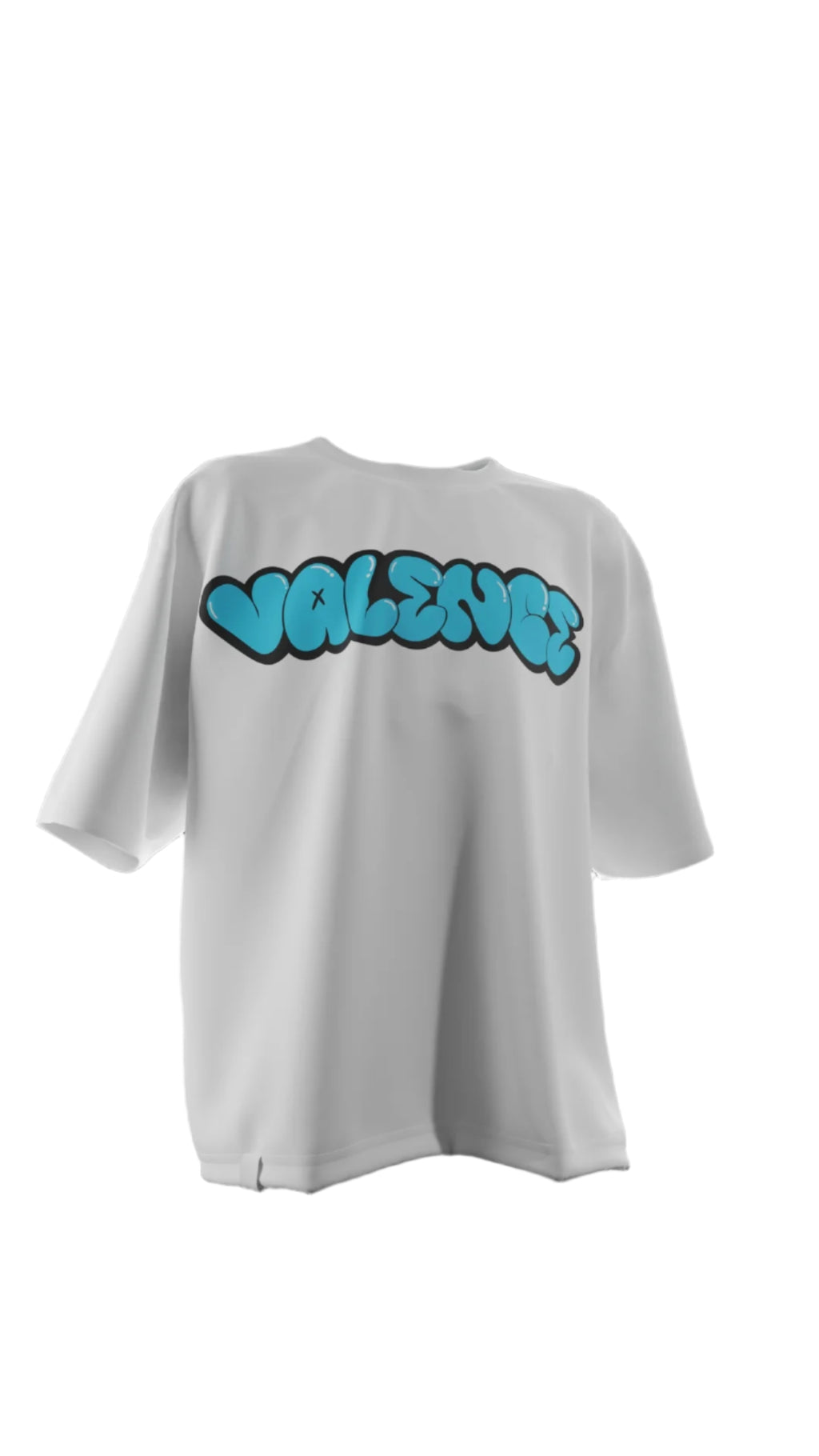 Oversized “Social ExtroVert!” T-Shirt (White) - Shopvalence