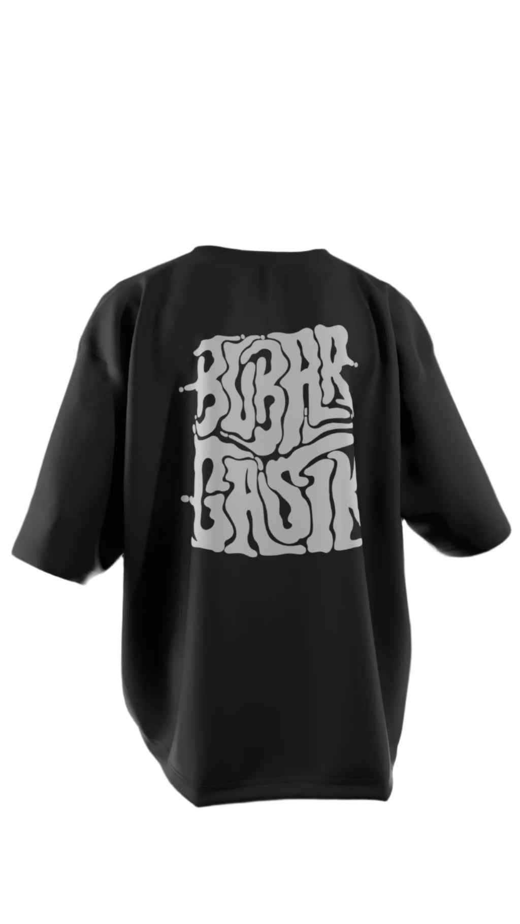 Oversized "Bubar Gasik" T-Shirt (Black)