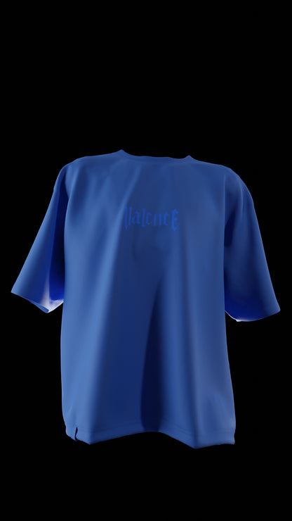 Oversized "BeYourself" T-Shirt (Blue)